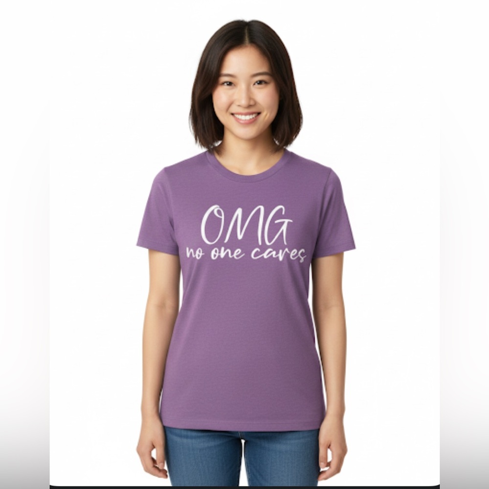 Unisex Bella+Canvas Graphic T-Shirt Purple/White Size XL